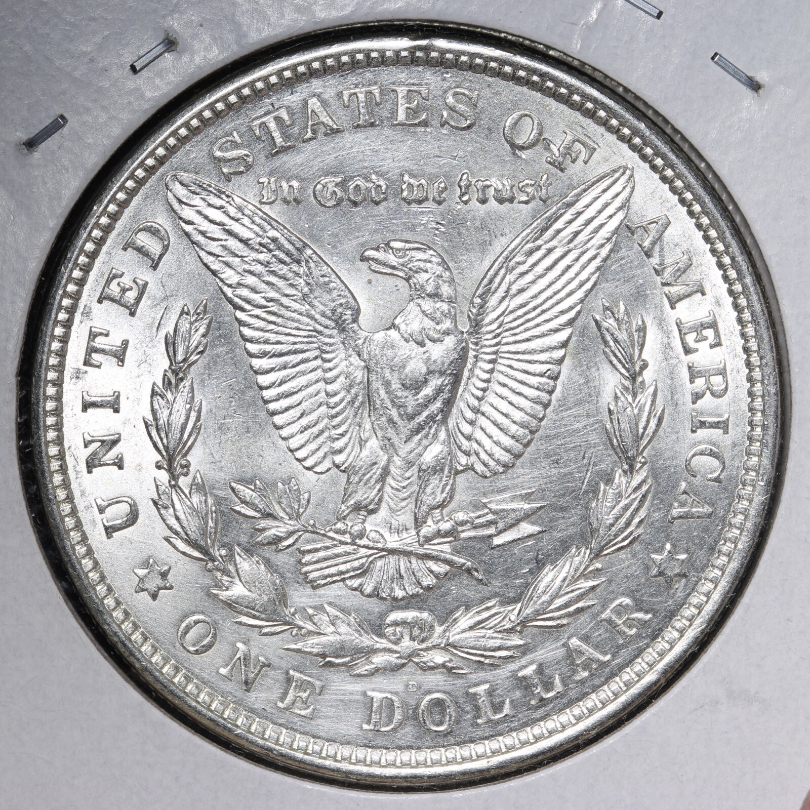 1921-D Morgan Silver Dollar CHOICE AU+ E362 WNL