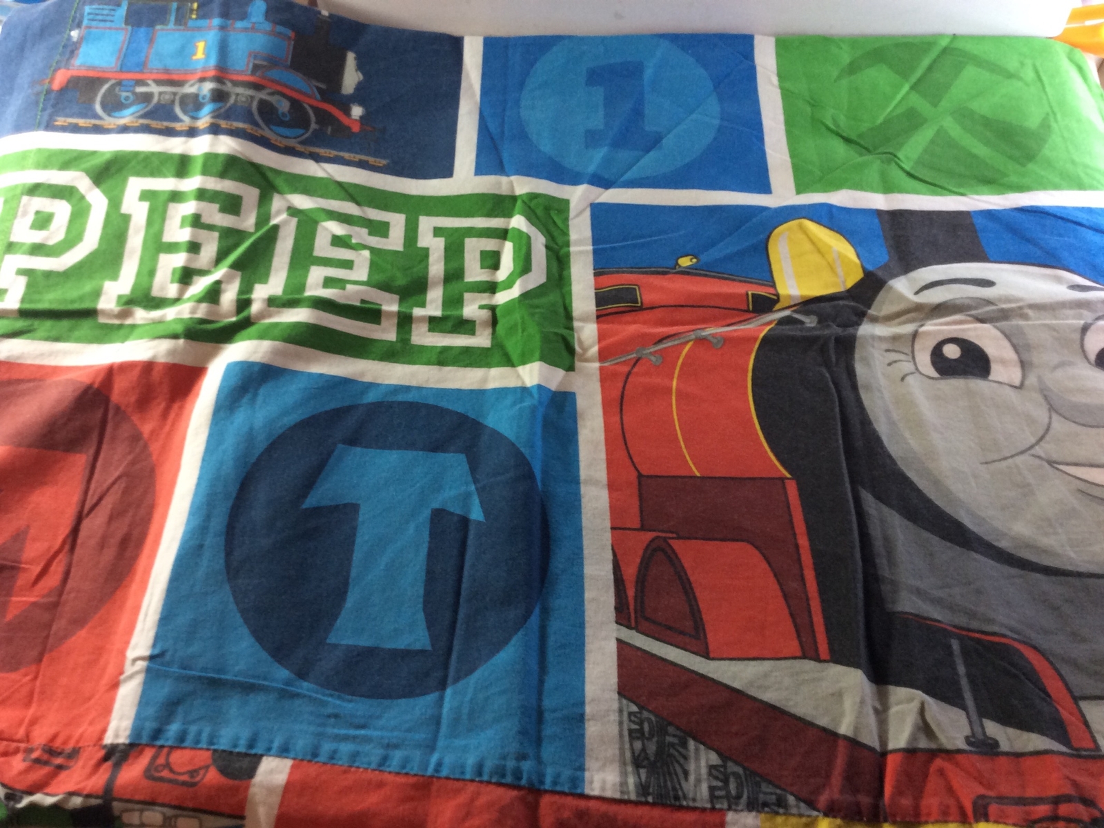 Thomas The Train And Friends Tank Engine Blue Pillowcase