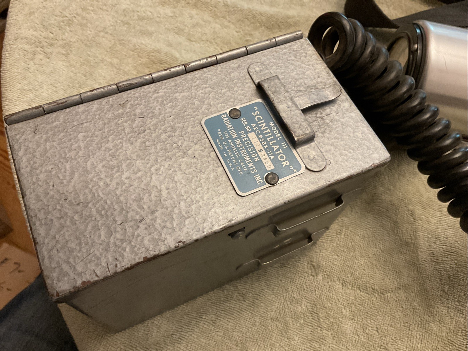 1950’s Scintillator Radiation Detector Precision Model 111 UNTESTED