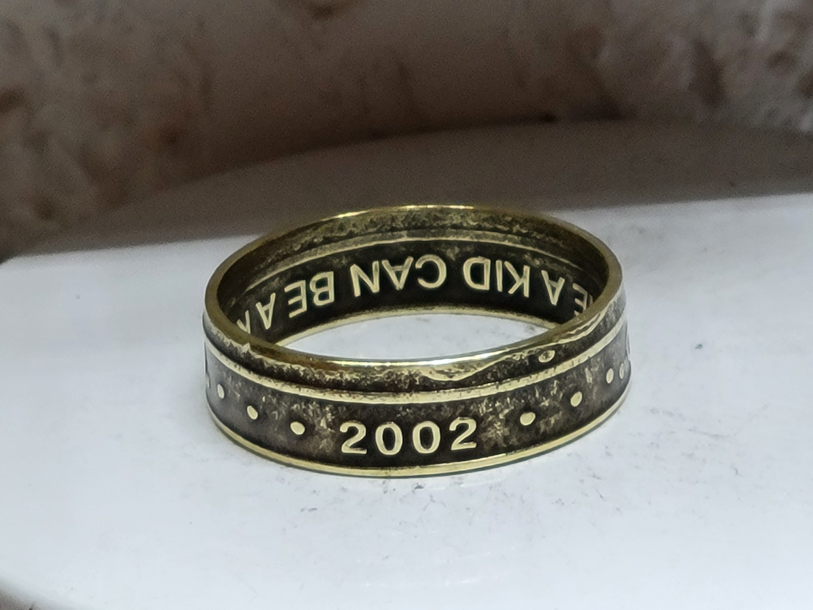 CHUCK e CHEESE - 2002 - Size 11 Token Coin Ring