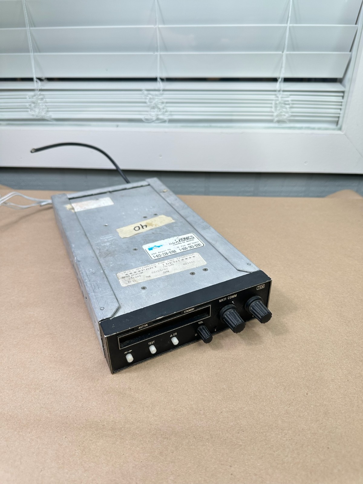 TKM MX11 Comm Radio 12V + Tray (D2774)