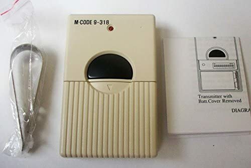 Access 9 Multi-code Garage Gate Door Opener Remote Car Clicker with Visor Clip