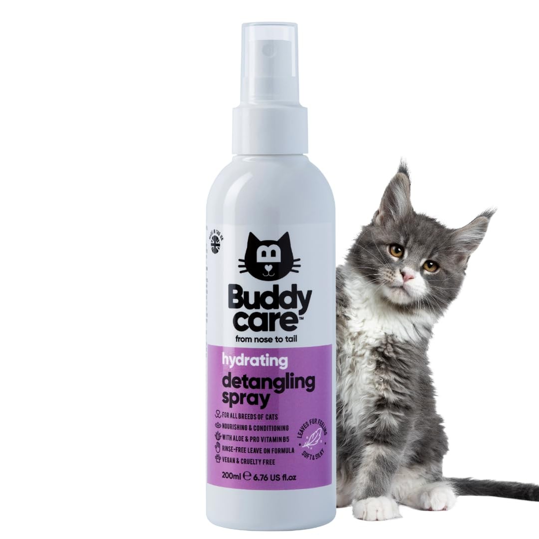 Detangling Spray for Cats - Effective Cat Matted Fur Remover and Detangle Spr...