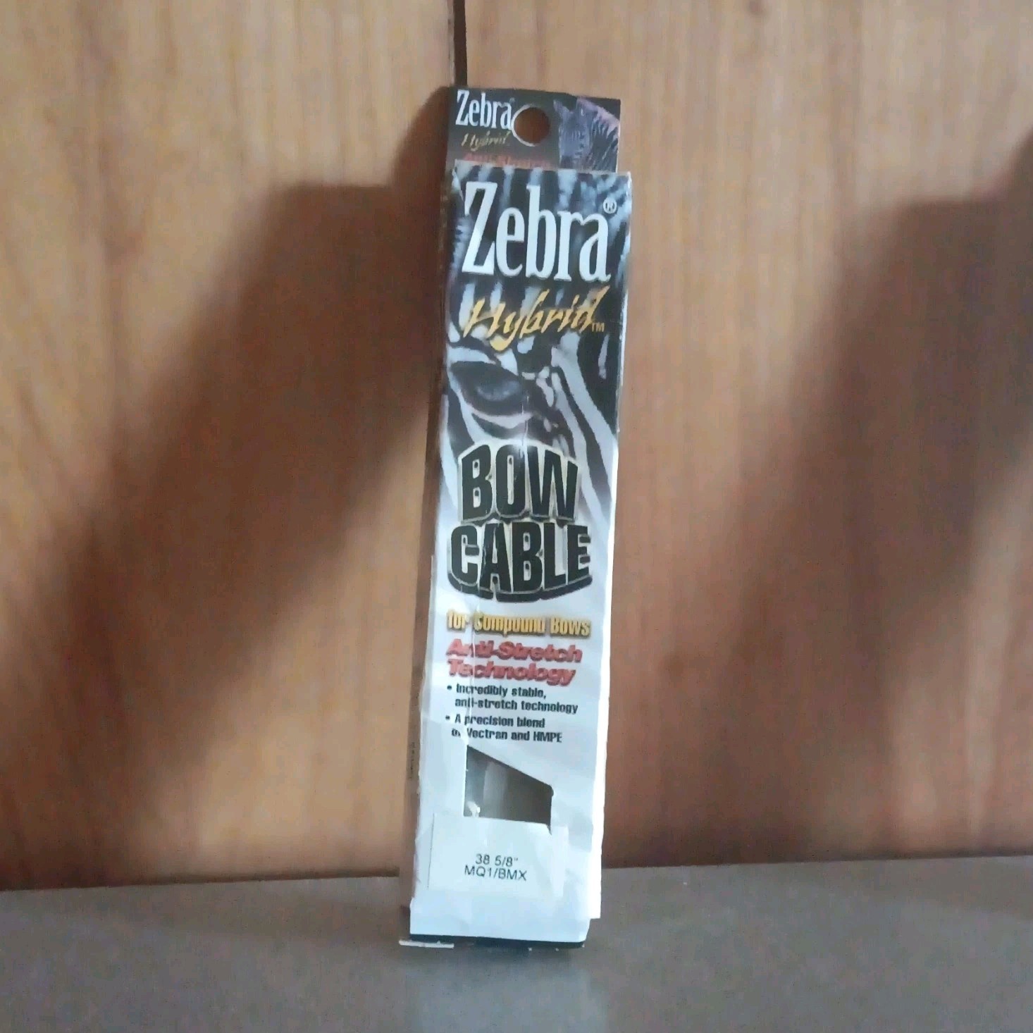 Zebra Hybrid Bow Cables Black 38 5/8" MQ1/BMX