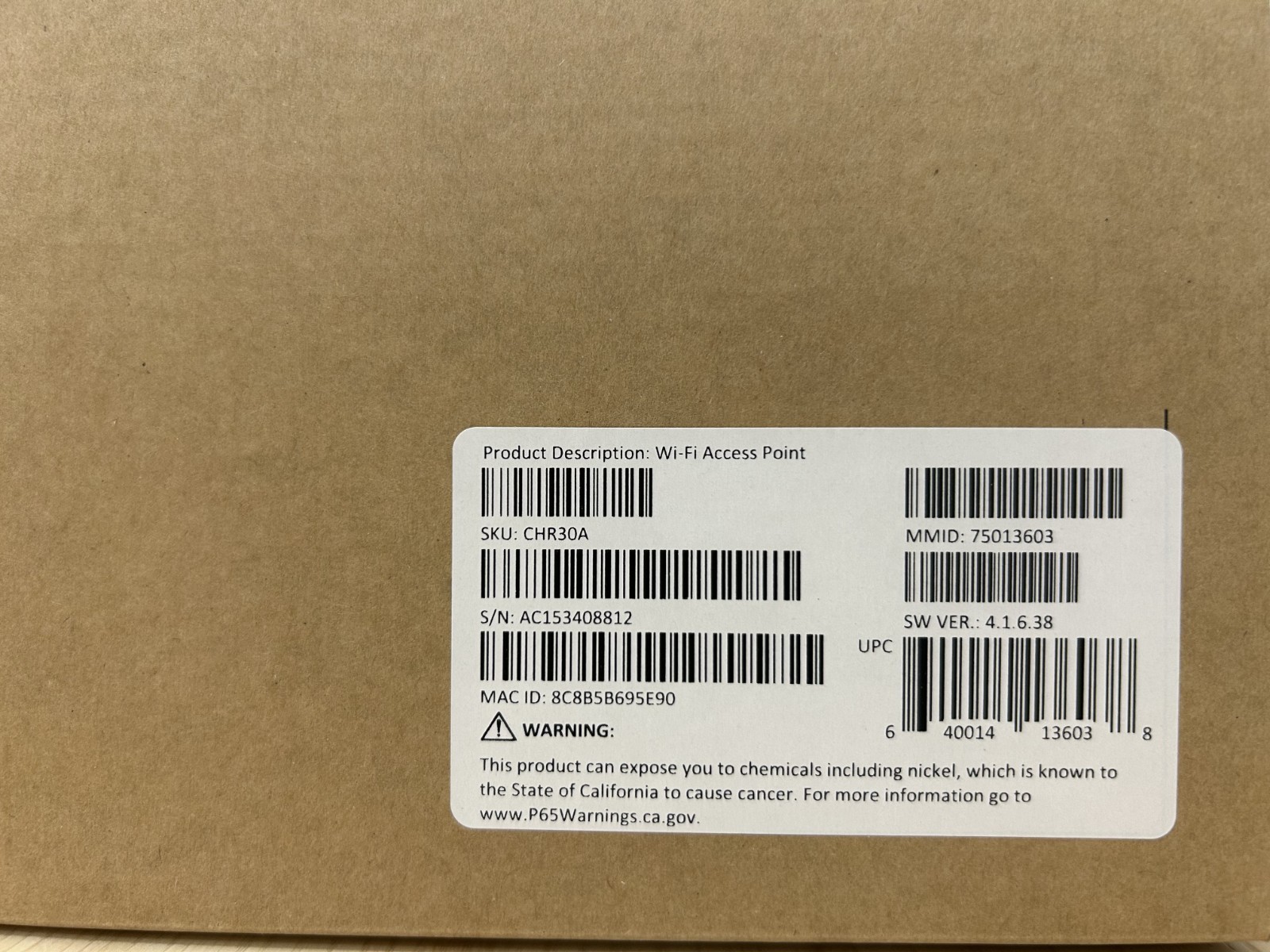 CHR30A (the Wi-Fi 7 capable Wi-Fi Access Point/router)