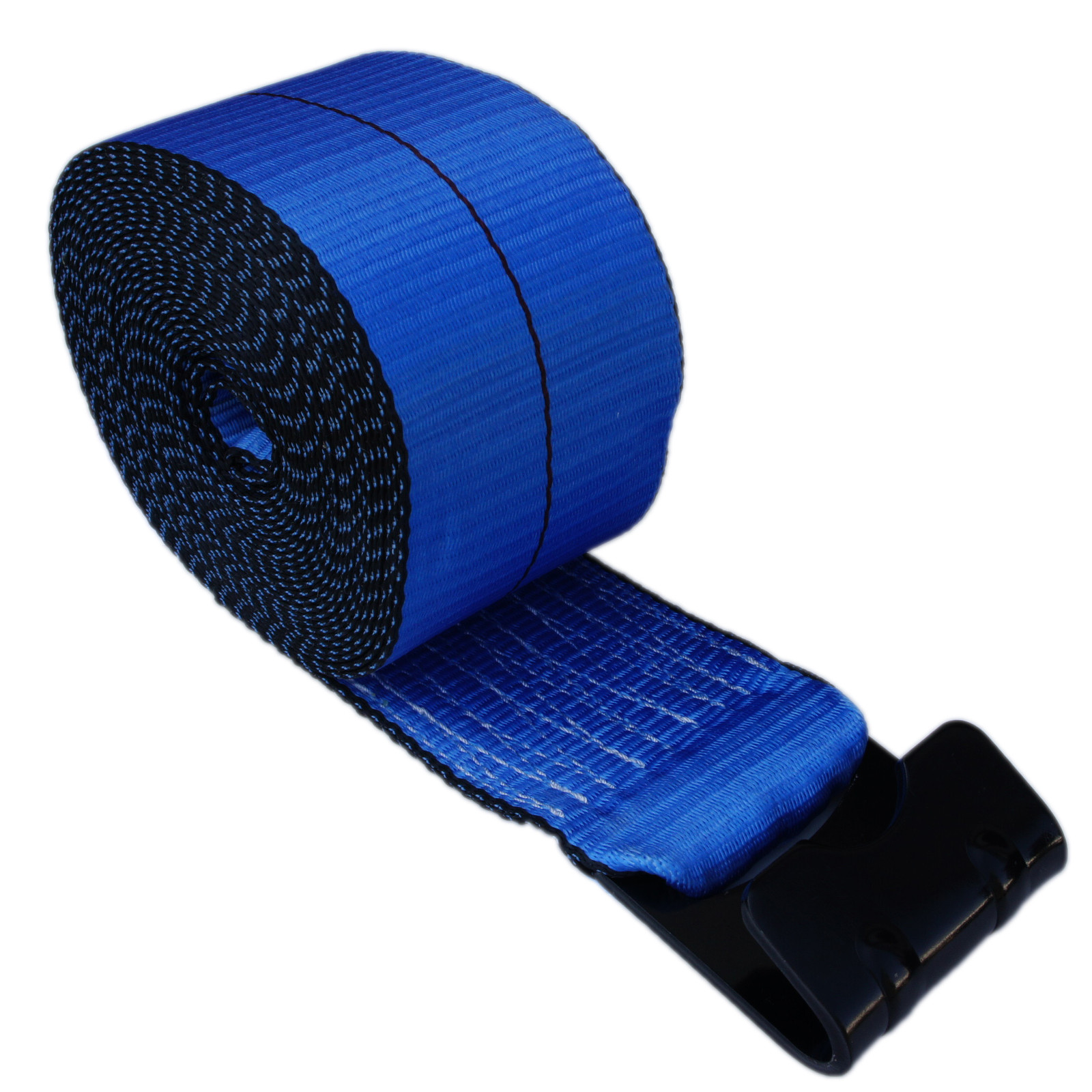 1 Winch Strap Flatbed Truck Trailer Tie Down Strap Binder Straps 4" x 30' Blue