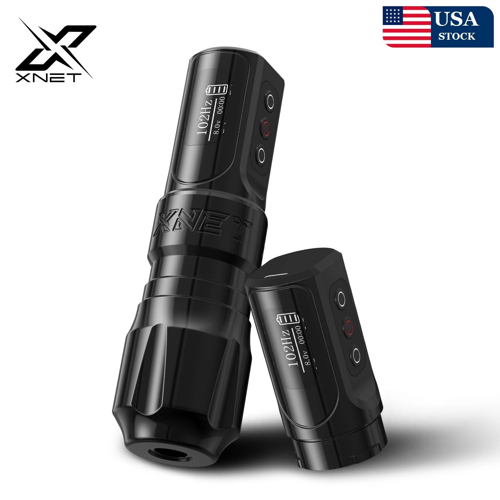 XNET Wilk Pro Wireless Tattoo Machine Pen Straight Drive Brushless Motor 2400mAh