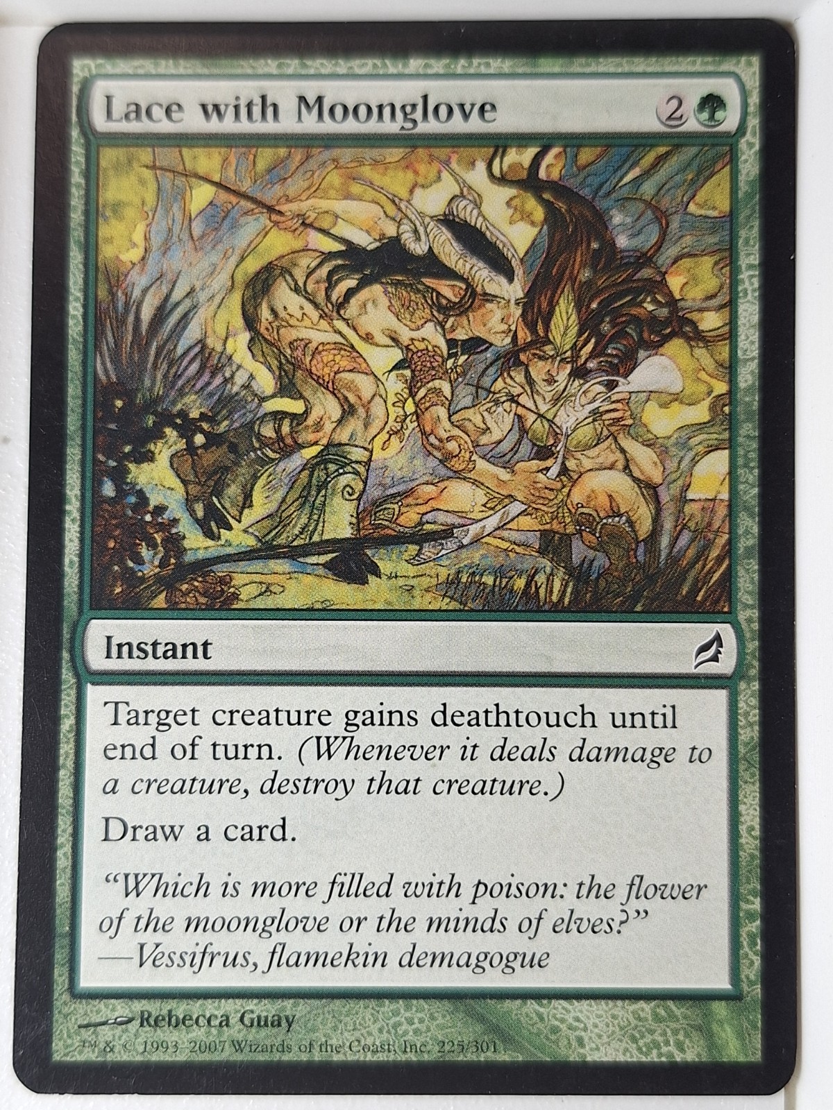 Lace with Moonglove - Lorwyn - Magic the Gathering MTG Nice!
