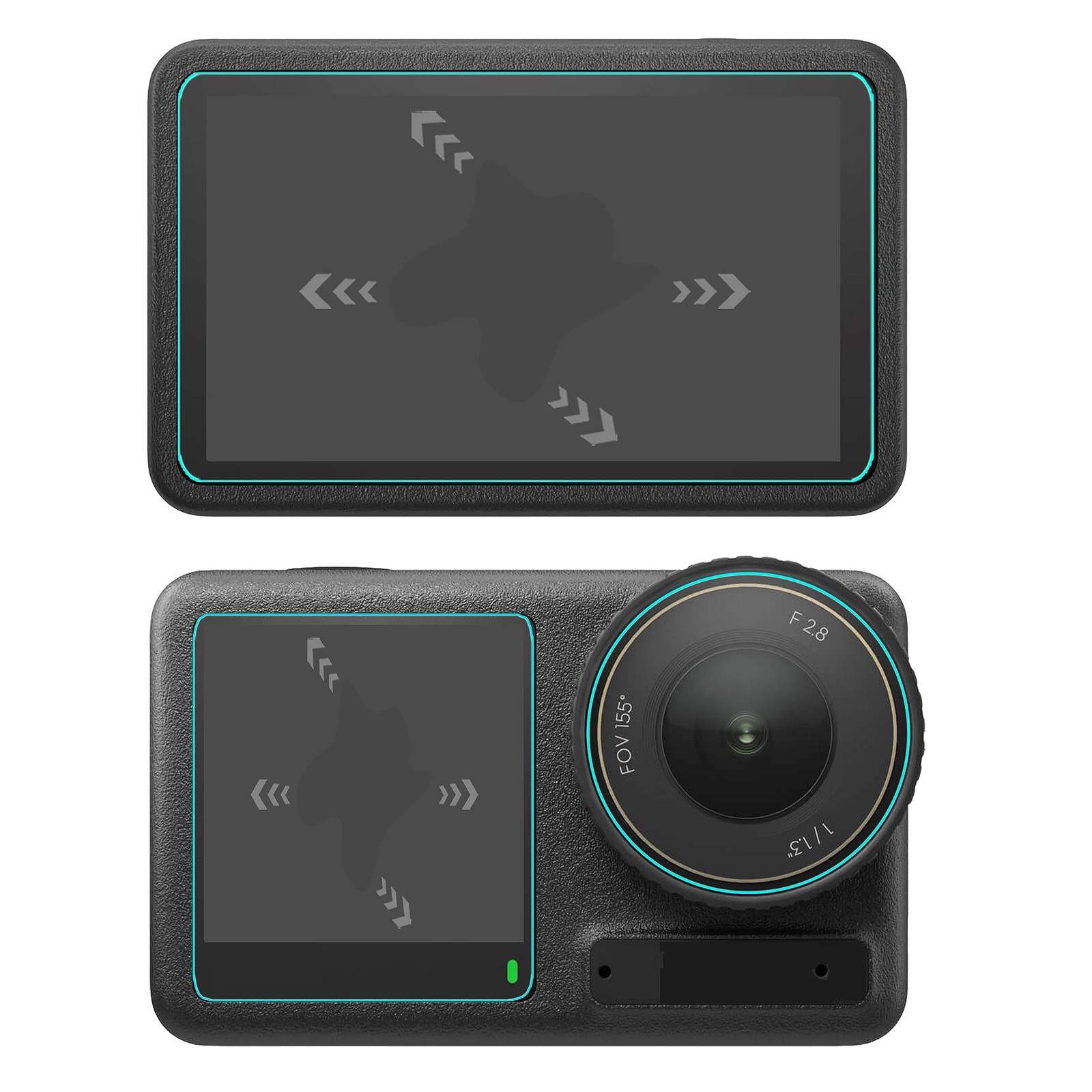Mr.Shield [Back+Lens+Front] 3-Pack [9 Pcs] Screen Protector For DJI clear