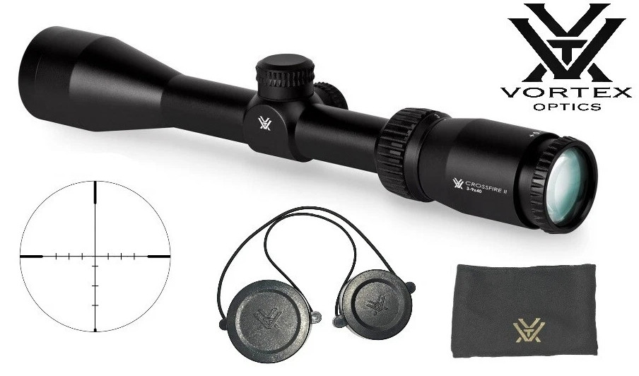 Vortex Crossfire II 3-9x40 Scope Dead-Hold BDC MOA Reticle CF2-31007