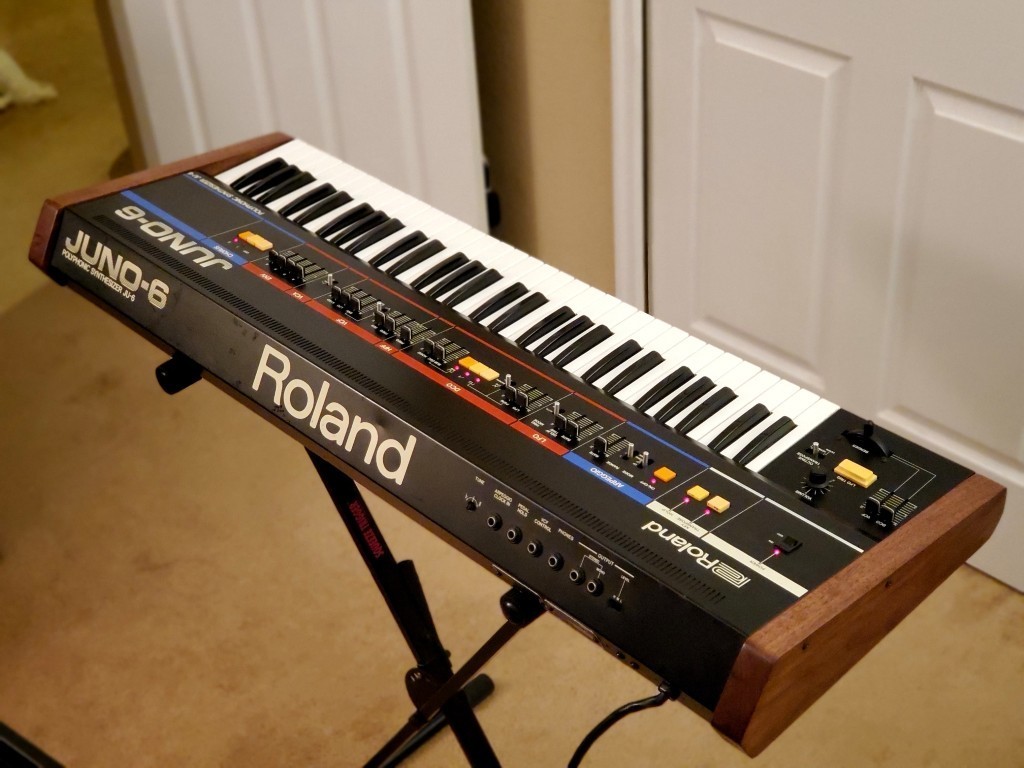 Roland Juno-60 / Juno-6 Replacement Side Panels - Solid Walnut - Brand New