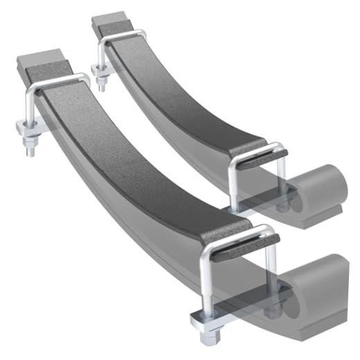 Helper Spring Kit, 500 LBS Load Capacity Leaf Spring Helper Kit for Pickup