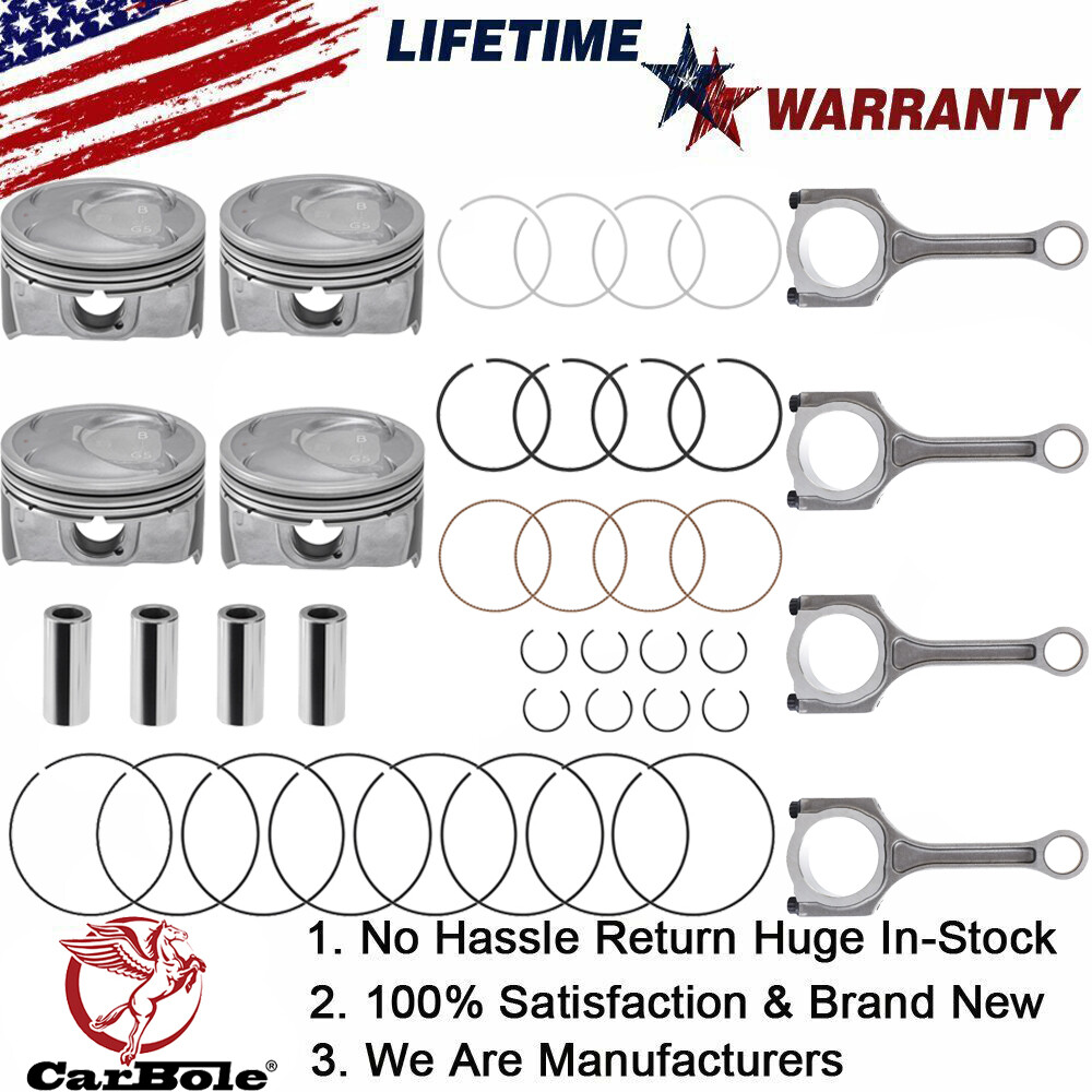 Engine Piston Ring Connecting Rod STD for Hyundai Santa Fe Sport Kia Optima 2.4L