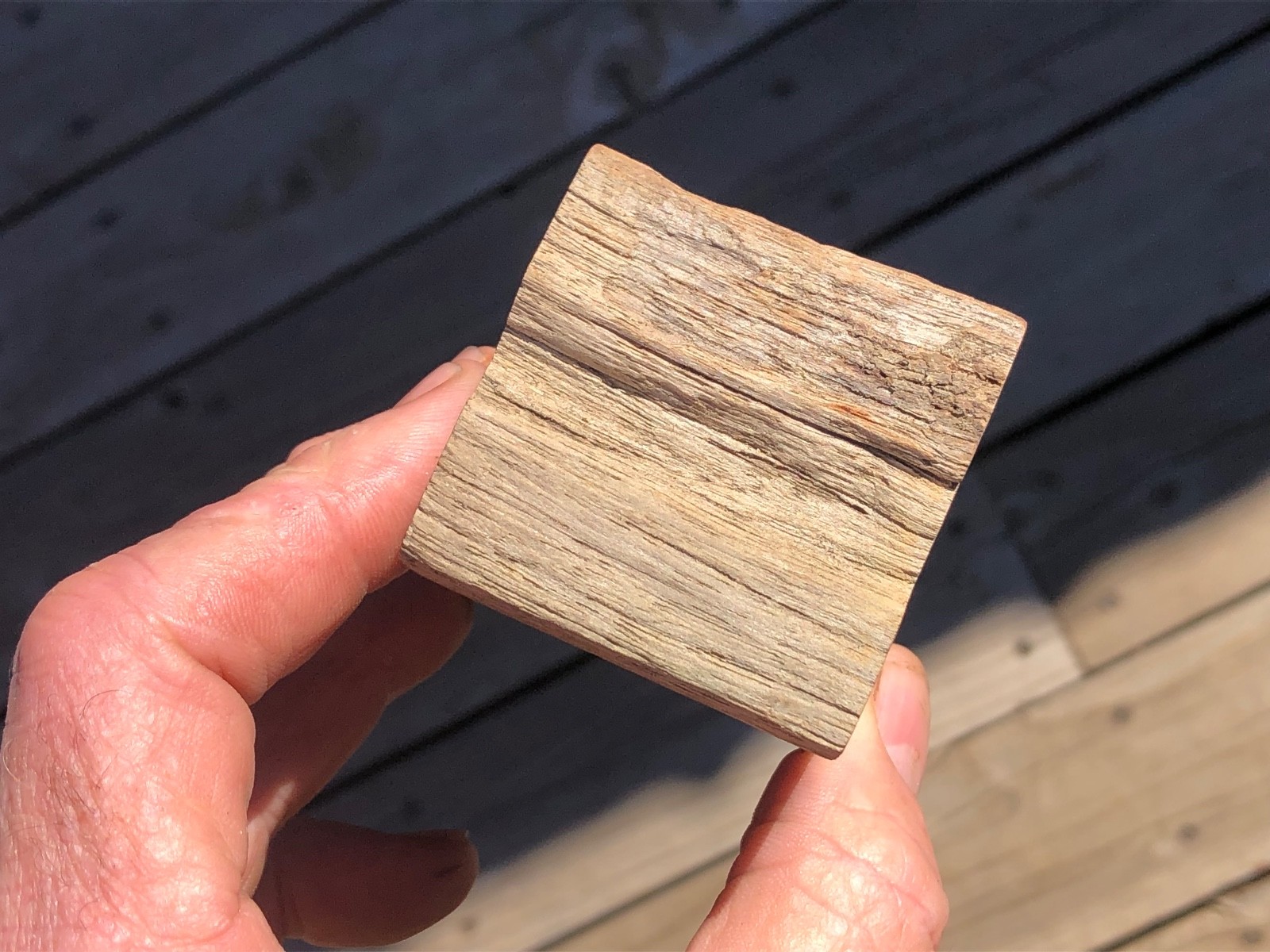 US NAVY ARTIFACT WWII TEAK RELIC FROM DECK OF WW2 BATTLESHIP USS NORTH CAROLINA