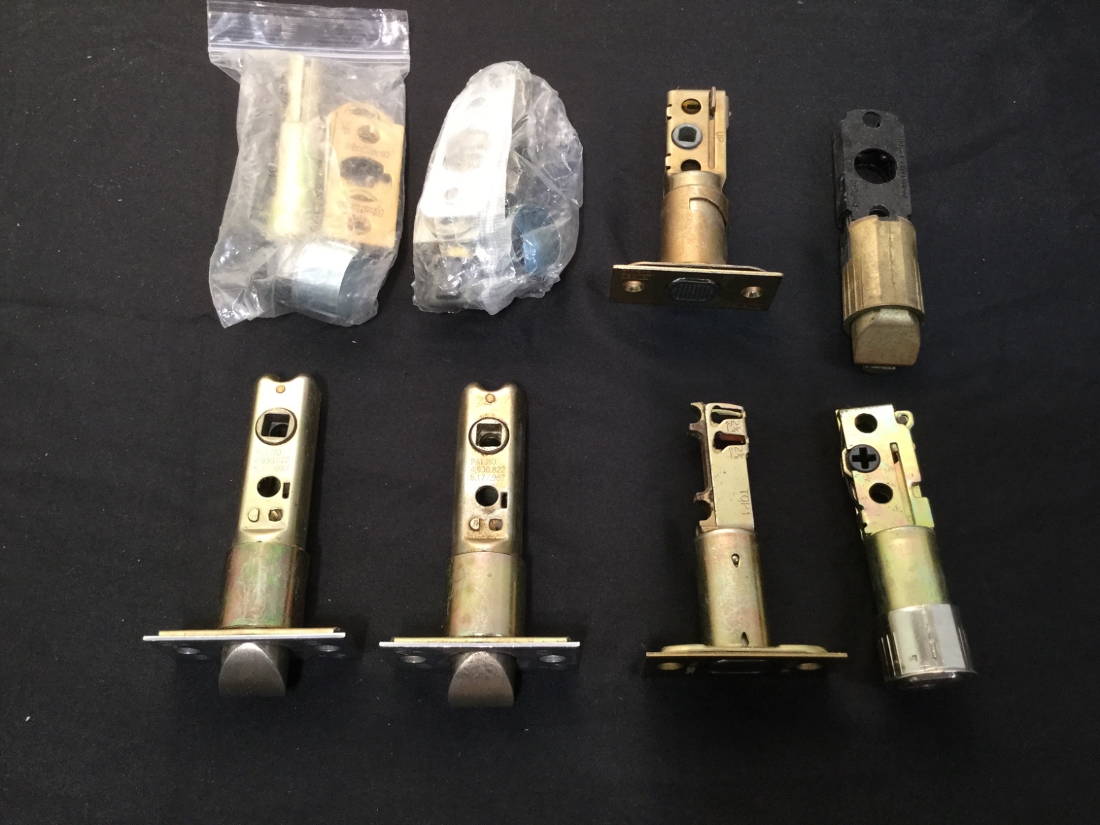 Misc Kwikset & Other Assorted Deadlatches/Bolts, set of 8- Locksmith