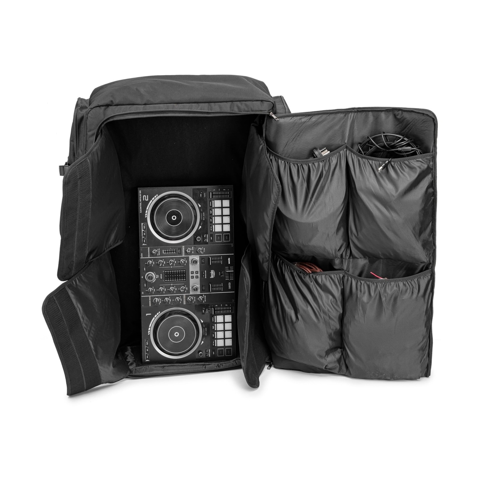 Rabjen DJ Backpack for Club Gigs, DJ Mixer Case Compatible with Pioneer DDJ-R...