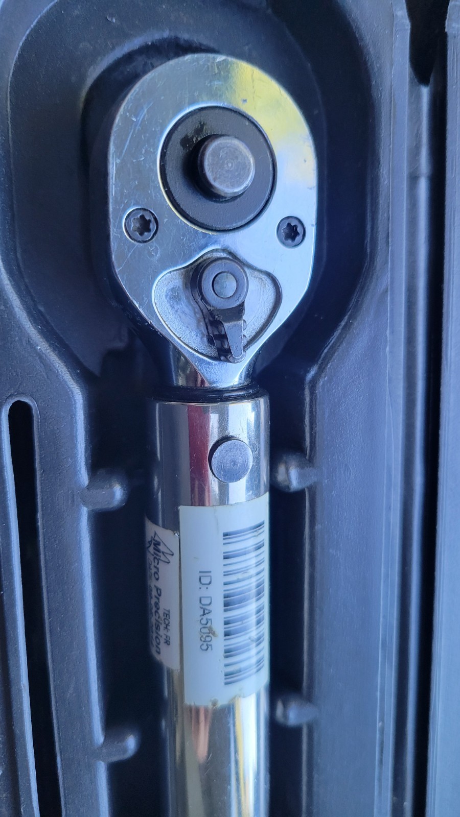 Wright Tool 3477 3/8" Drive Click micrometer Torque Wrench with Case, clean!
