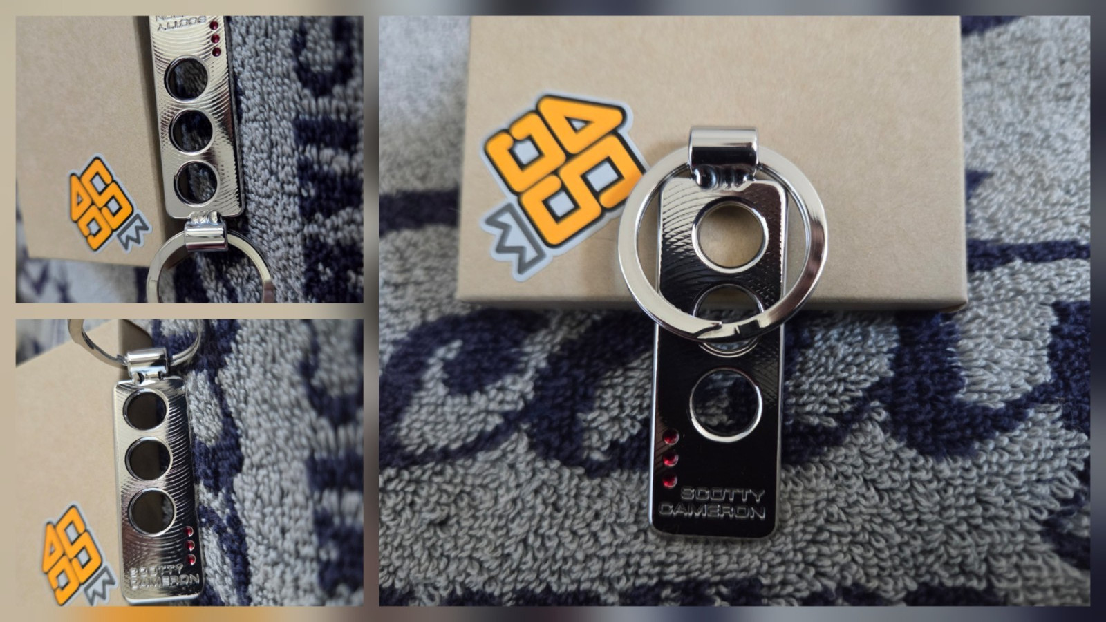 Rare 2011 Scotty Cameron Key Chain Club Member Keychain Red 3 Dots⛳⛳⛳NEW👀👀👀