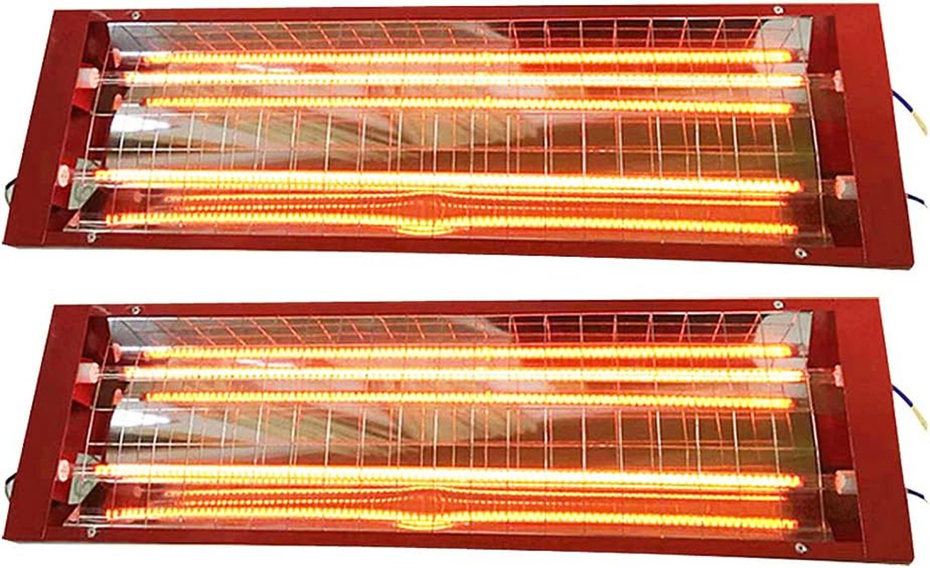2000W Baking Infrared Paint Curing Lamp 2Pcs Infrared Curing Lights
