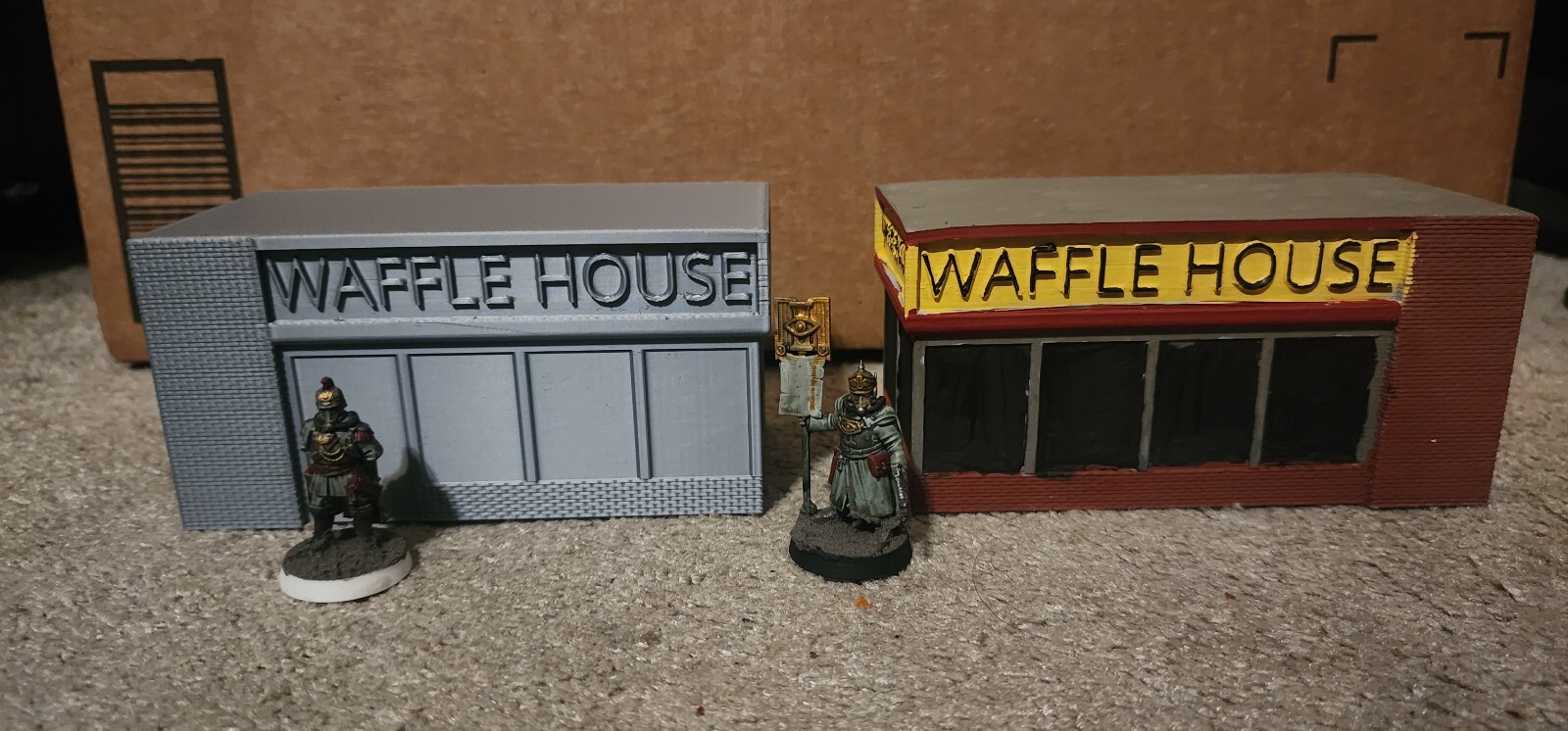 28mm Waffle House Shipping Container Terrain Wargame Warhammer 40k