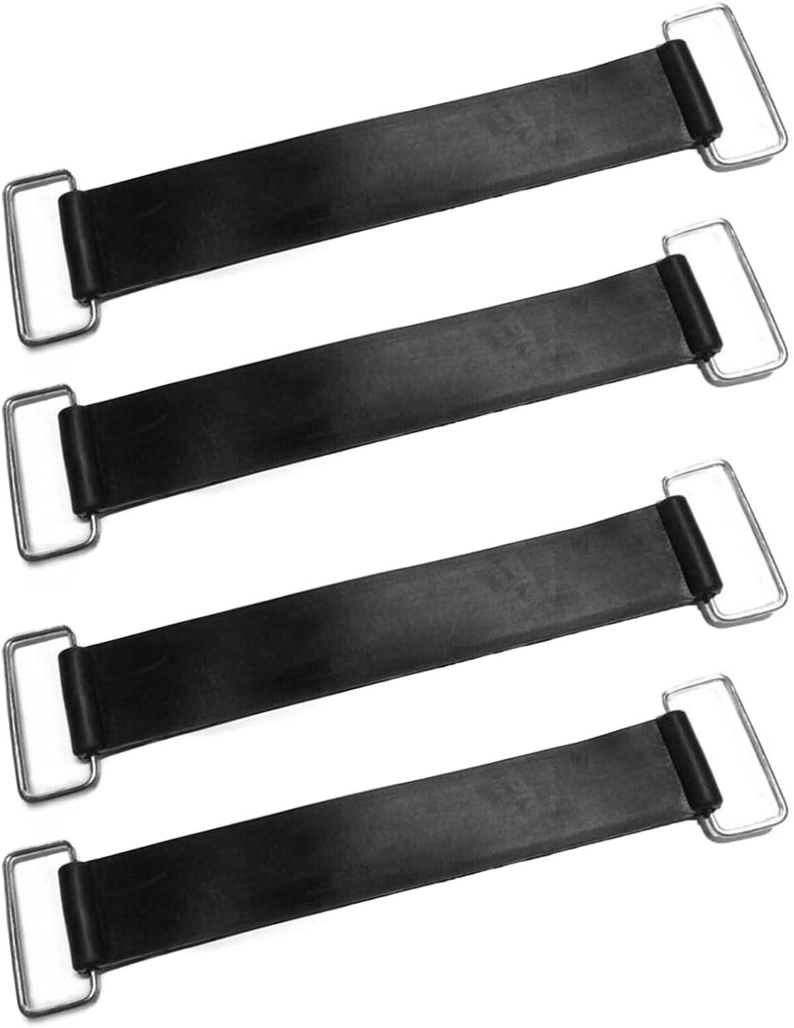 4 Pcs Battery Straps Motorcycle Battery Tie Down Strap Battery Hold Down Strap U