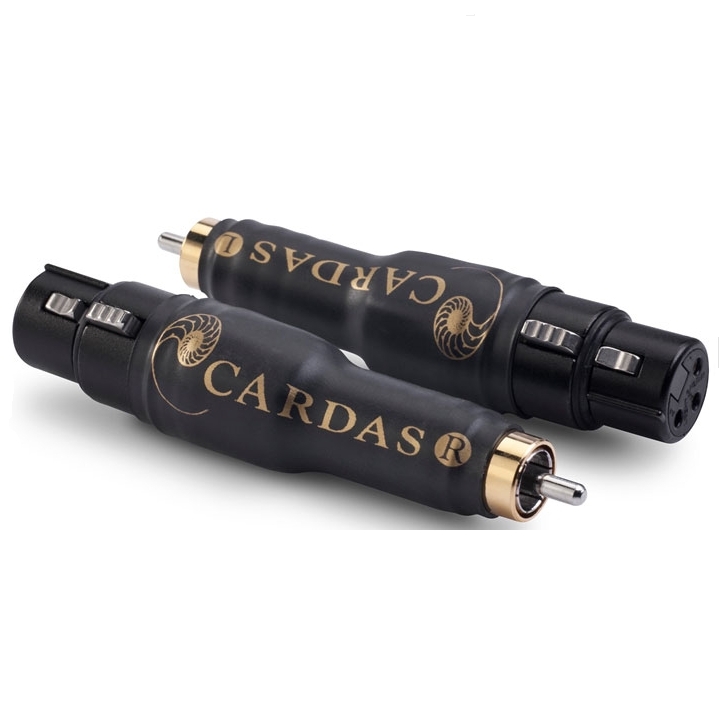 CARDAS AUDIO, Female XLR to Male RCA Adapter Plugs, FXLR-MRCA Connectors (Pair)