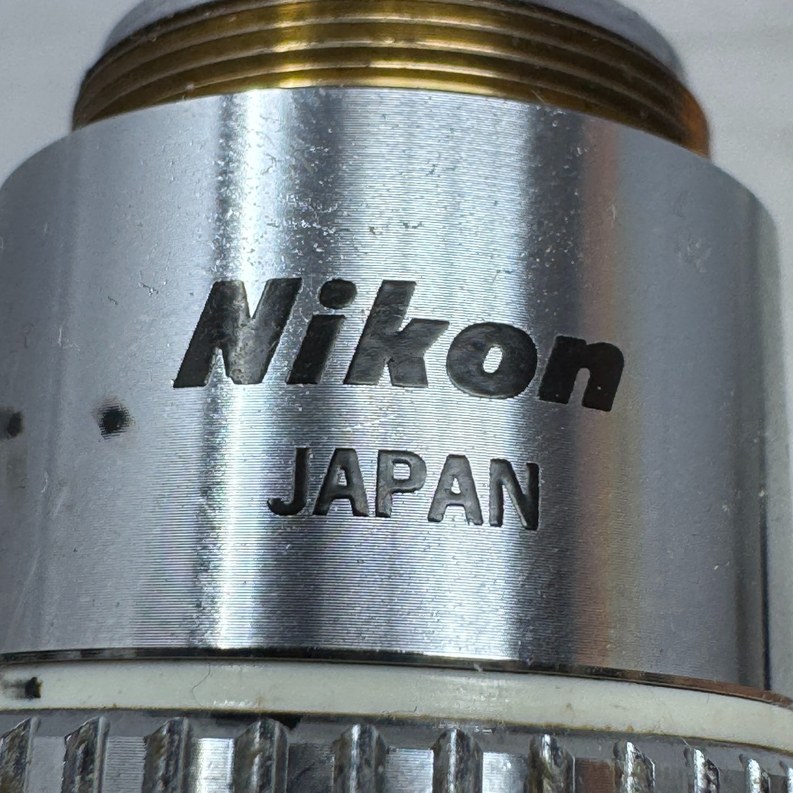 Nikon Microscope Objective Lens Set Plan 10x, 40x, 50x, 100x Oil 160mm