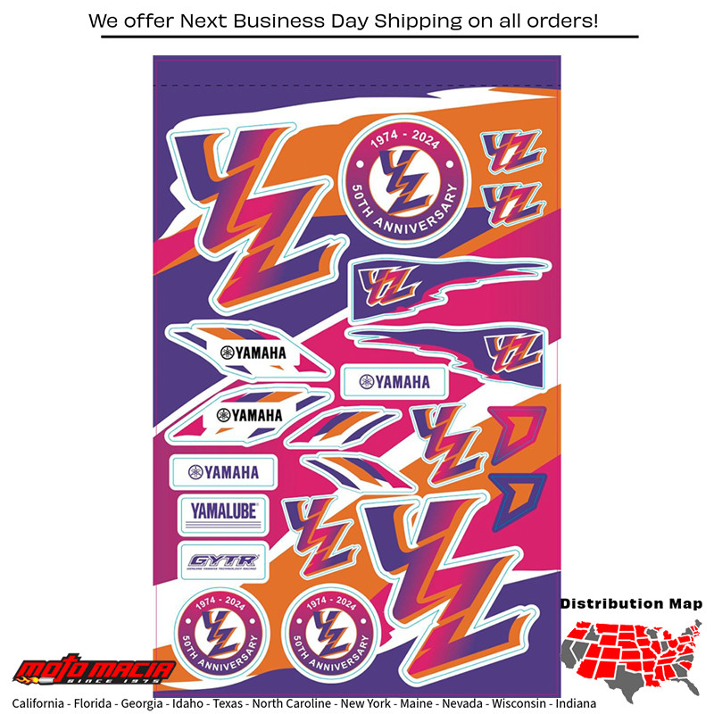 DECAL SHEETS YAMAHA