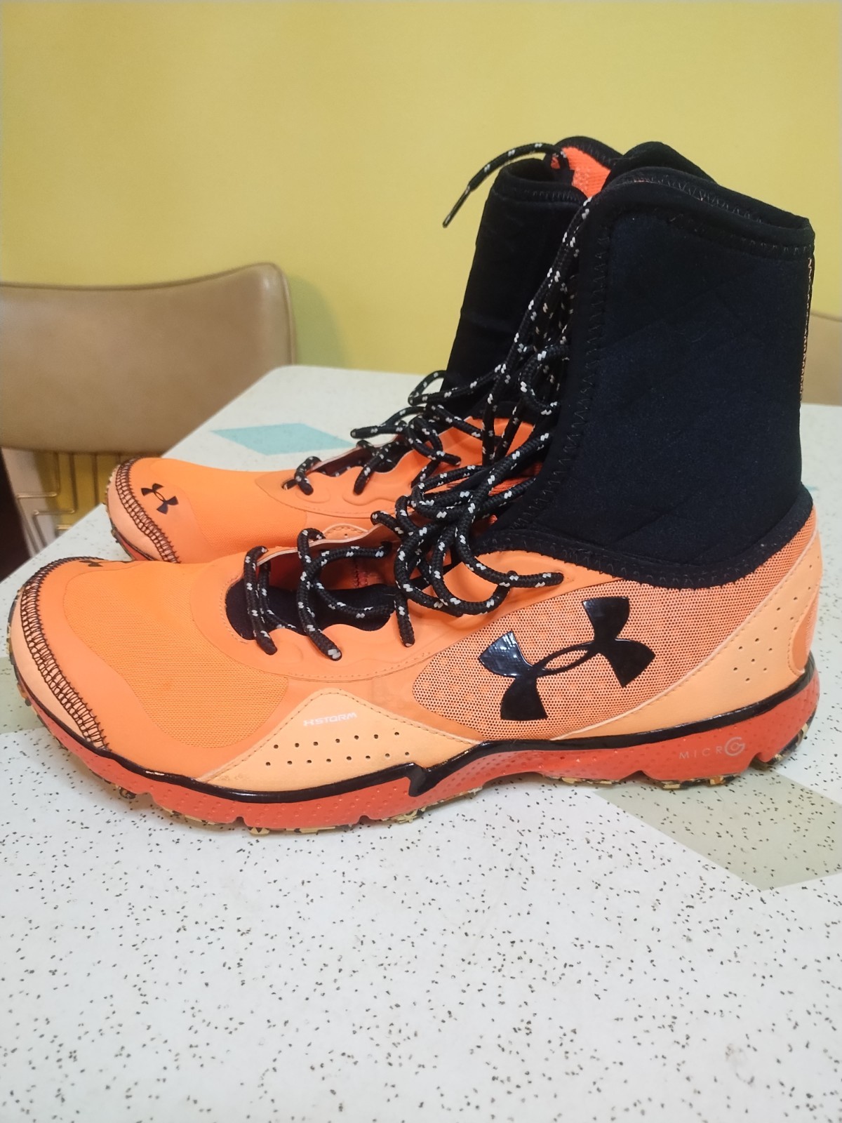 Size 12.5 Under Armour FTHR Shield TRC Storm Trail