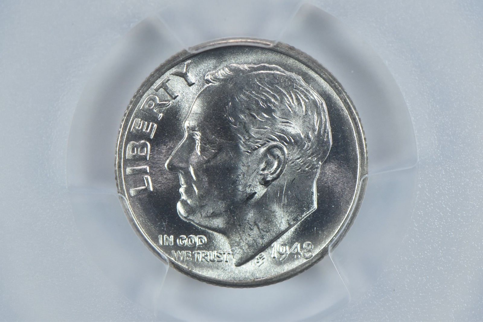 1948-S Roosevelt Dime Boston Collection MS65 PCGS Blue Label
