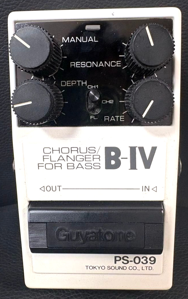 Guyatone PS-039 B-IV Chorus Flanger for Bass Vintage Effect Pedal Made in Japan