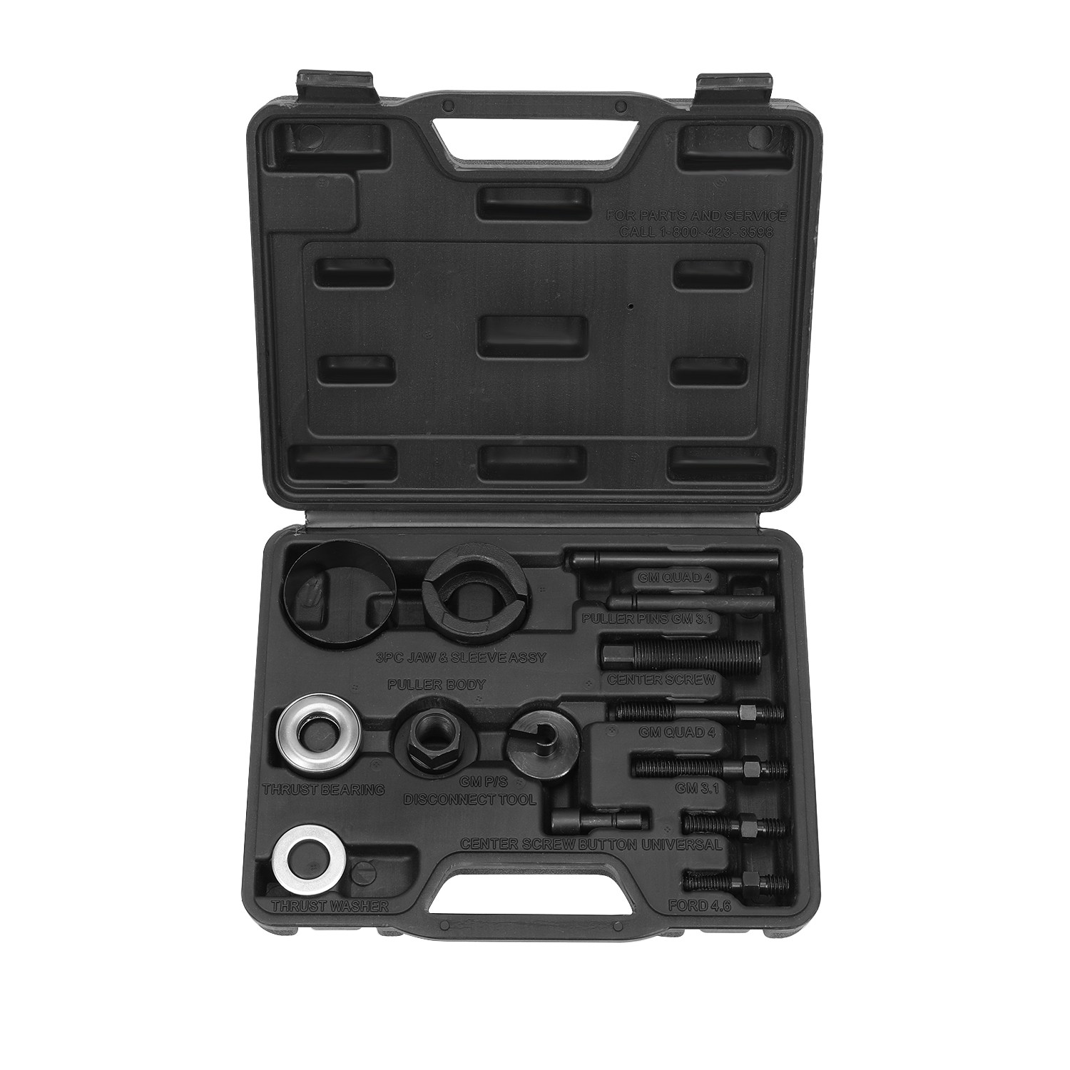 14PCS Power Steering Pump Pulley Puller Remover Installer Tool Kit Set Universal