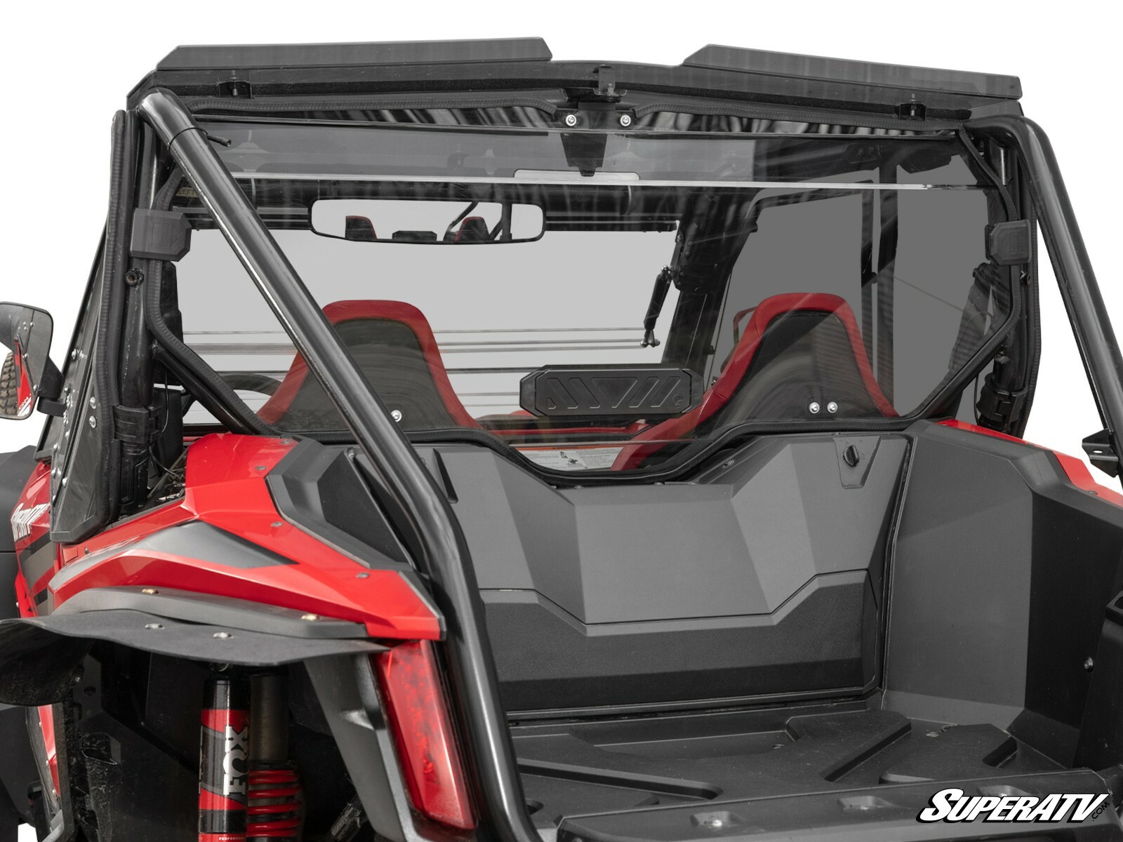 SuperATV Light Tint Vented Rear Windshield for Honda Talon 1000R / 1000X (2019+)