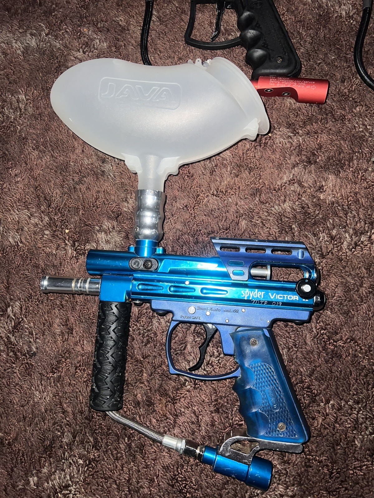 paintball gun used