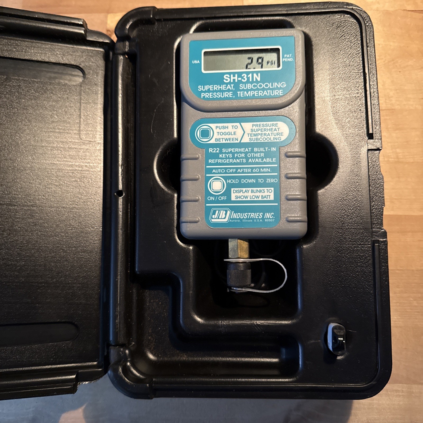 JB Industries SH-31N Superheat Subcooling Gauge