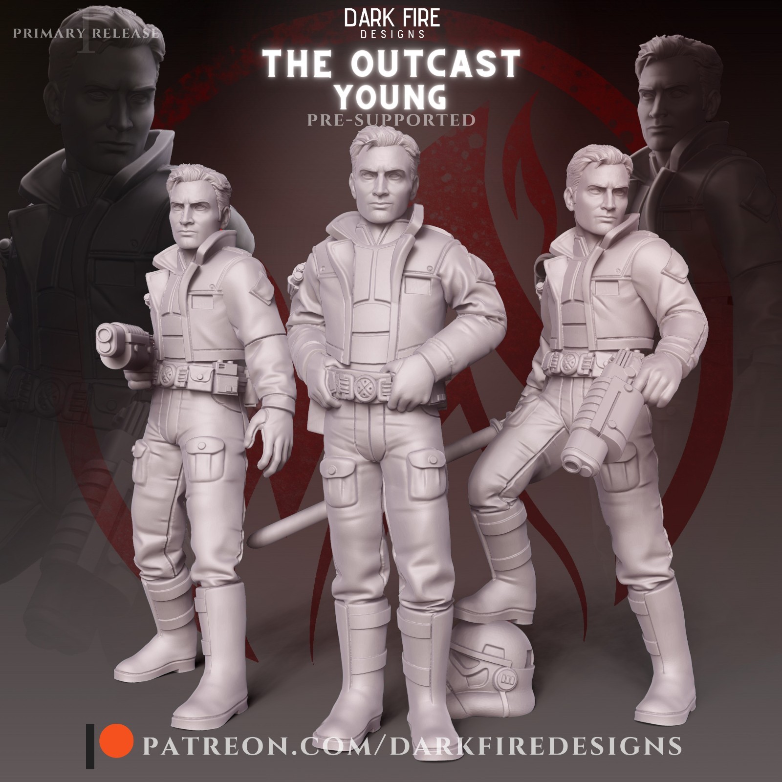 The Outcast-Young (1) -Star Wars Legion Scale/Roleplay miniature DFD