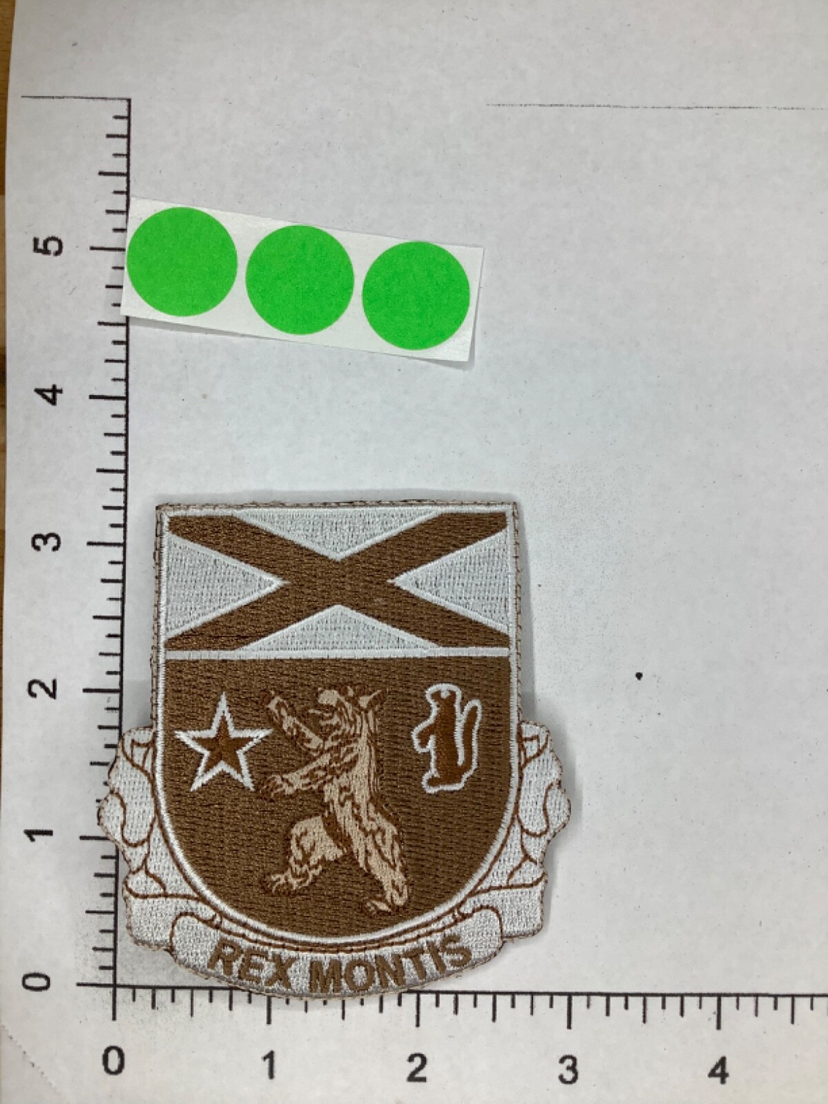 US ARMY 136th INFANTRY REGIMENT PATCH