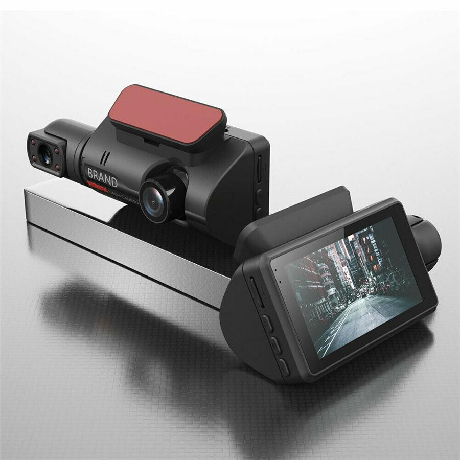 Touch Screen Dash Cam 3" 1080P Dual Lens Car DVR Recorder Camera Looprecording