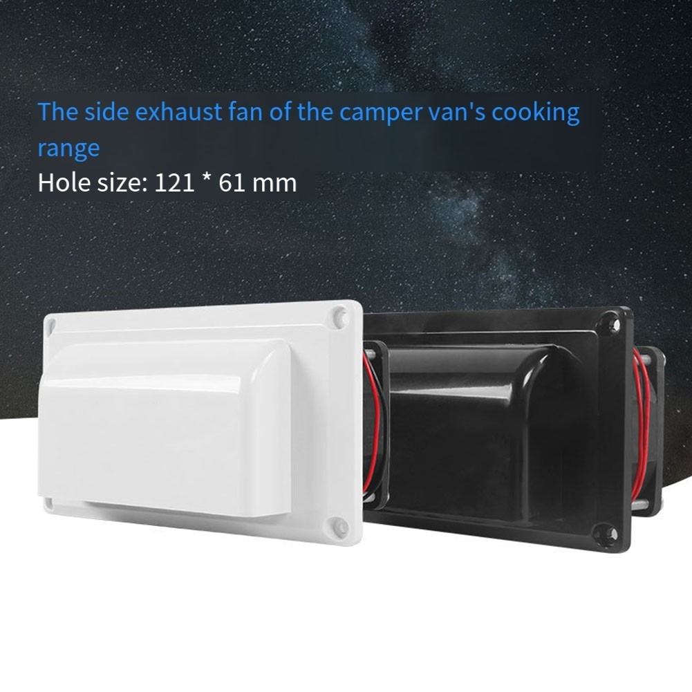 12V RV Fan with Effective Airflow Easy Installation and Robust Anti UV Design