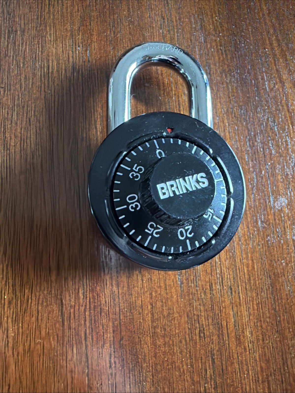 2 Brinks Combination Padlocks with Original Combination Sticker on Back NEW