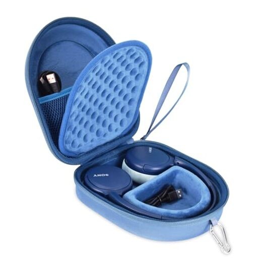 EVA Hard Case for Sony WH-CH510 WH-CH520, JBL Tune 510BT 500BT Live400BT Blue