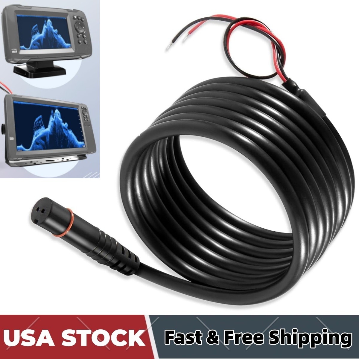 000-14172-001 Hook2 Power Cable Replace for Lowrance , Hook2 Models 5/7/9/12