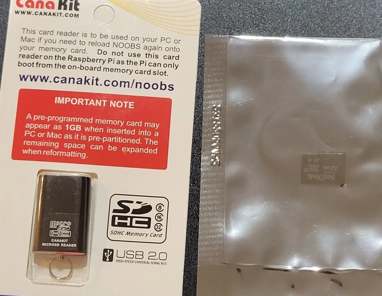 Canakit SDHC Memory Cards Readers