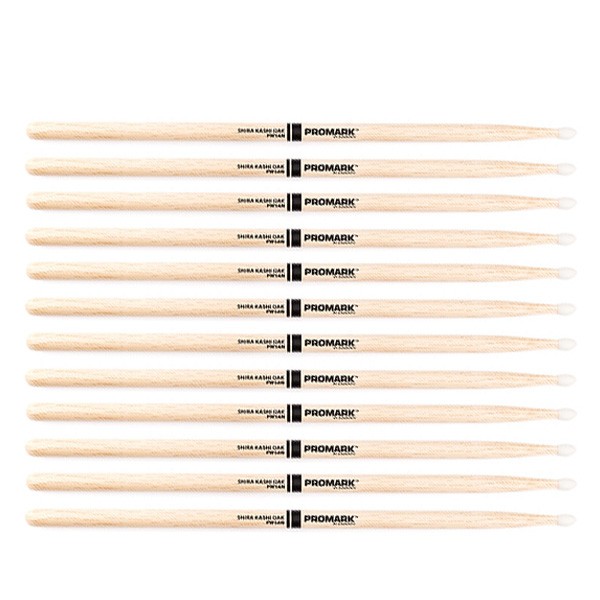 6 PACK Promark PW5AN Japanese Shira Kashi White Oak 5A Nylon PW5AN-6
