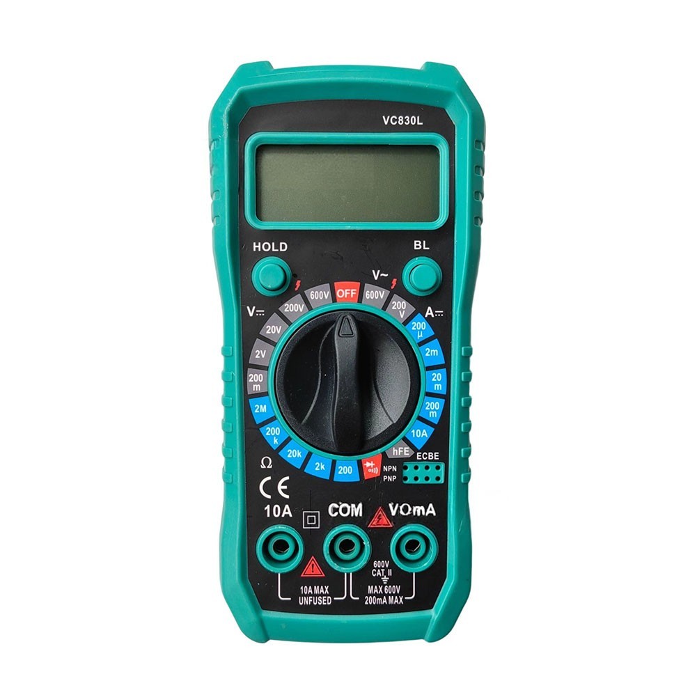 VC830L Digital Multimeter with Backlit LCD Option Not Standard LCD Display