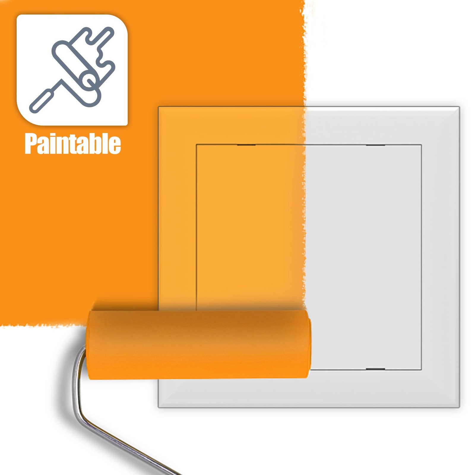 Self Adhesive Access Panel for Drywall, 8" x 8" Plumbing Access Panel, Heavy ...