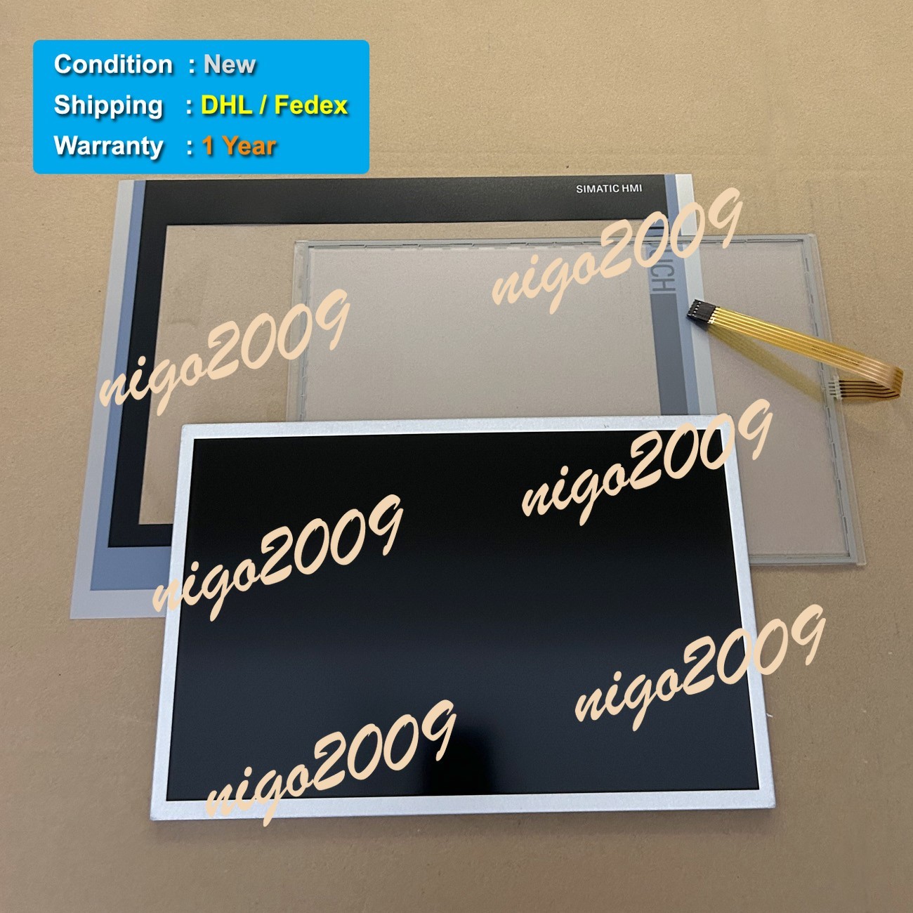 Fit for SIMATIC HMI TP1500 Comfort 6AV2124-0QC02-0AX1 Touch LCD Screen Film Foil