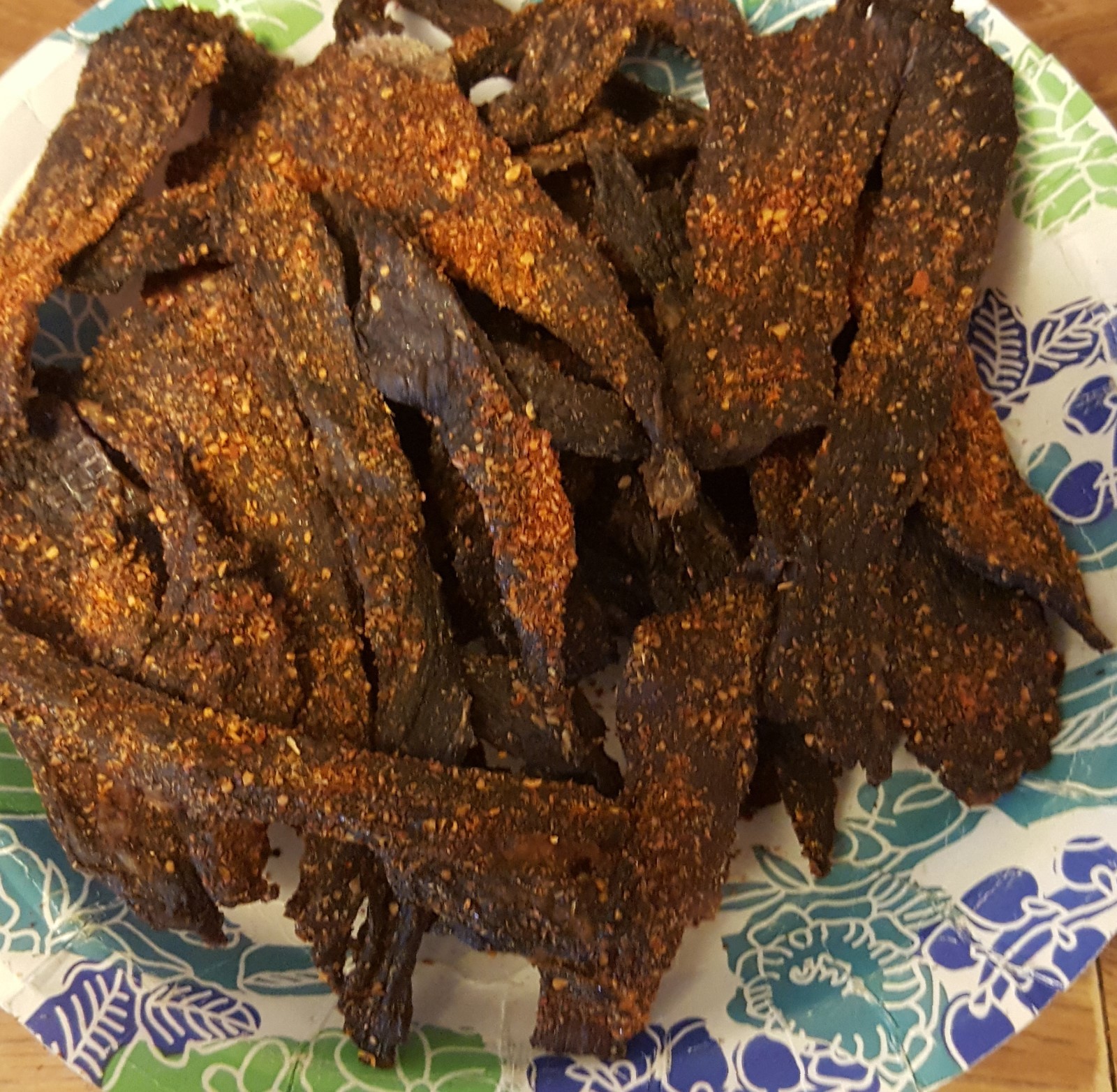 Juan & Teresa ONE LB MEXICAN MUY CALIENTE CARNE SECA ANGUS BEEF JERKY VERY HOT
