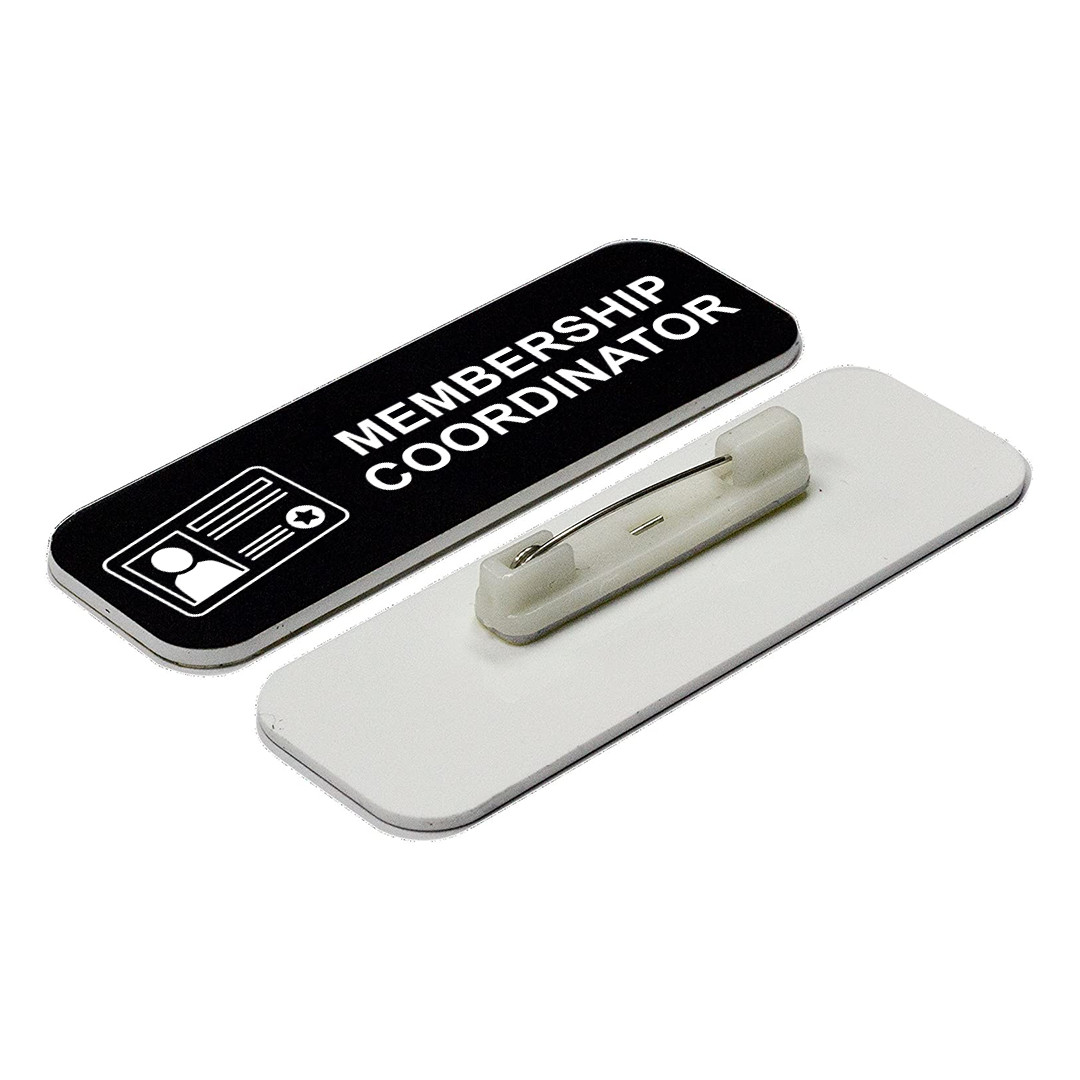Signs ByLITA Membership Coordinator 1 x 3" Name Tag/Badge, (3 Pack)