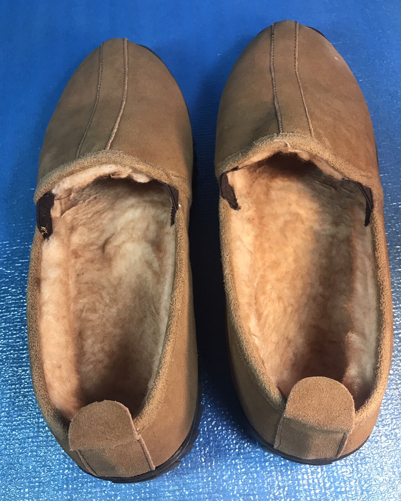 RedHead Men’s Lodge Moc Indoor Outdoor Genuine Suede Slippers Sz 14 M
